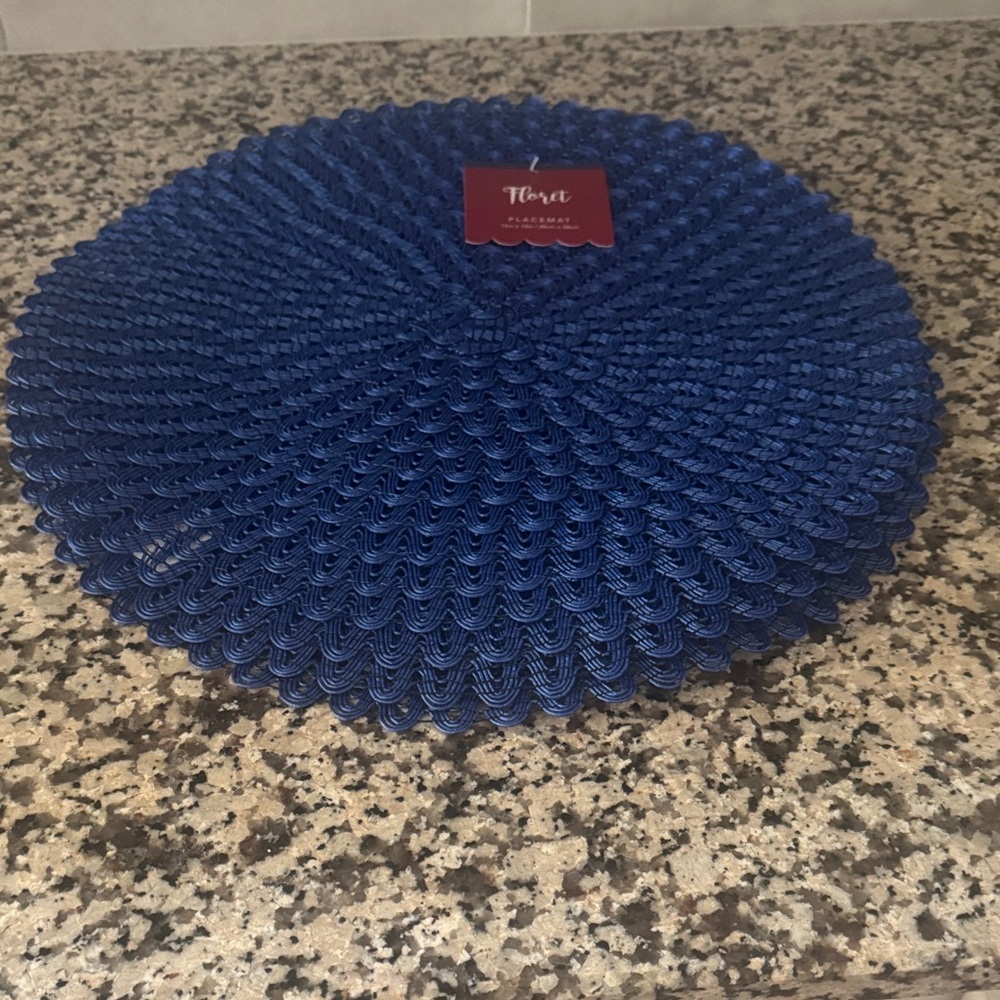Thira Blue Woven Placemat